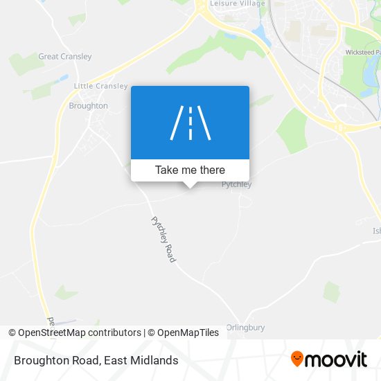 Broughton Road map