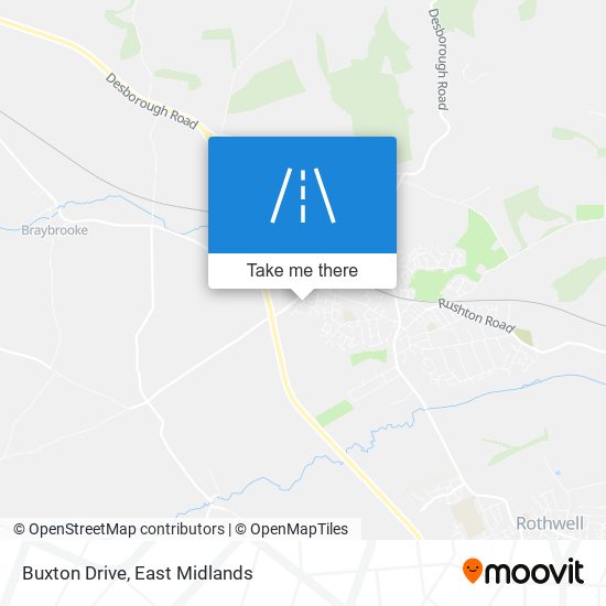 Buxton Drive map