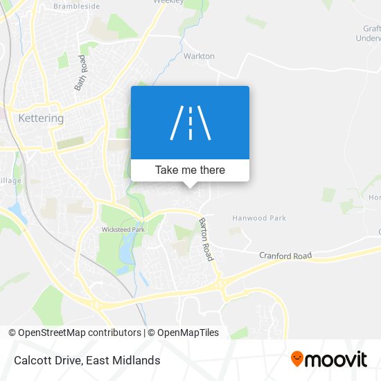 Calcott Drive map