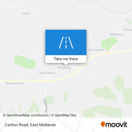Carlton Road map