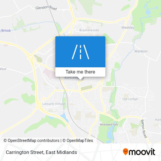 Carrington Street map