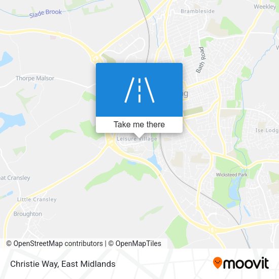 Christie Way map