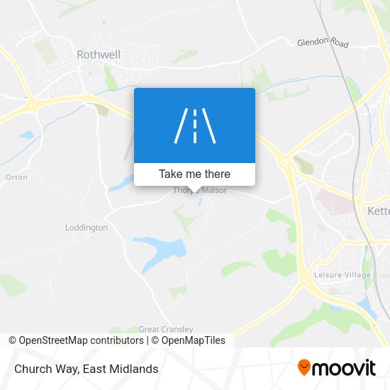 Church Way map