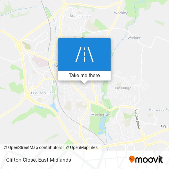 Clifton Close map
