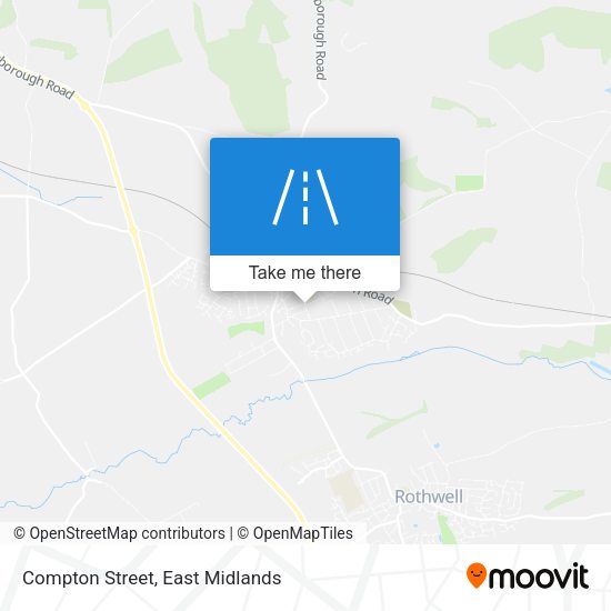 Compton Street map