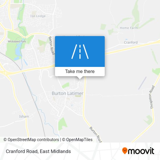 Cranford Road map