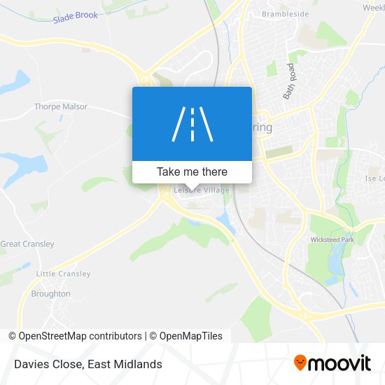 Davies Close map