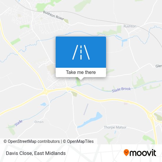 Davis Close map