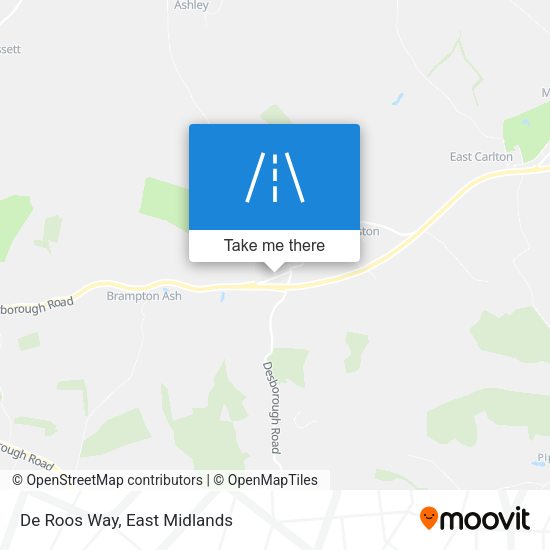 De Roos Way map