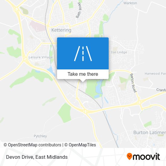 Devon Drive map