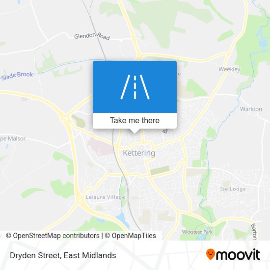 Dryden Street map