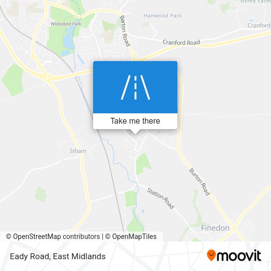 Eady Road map