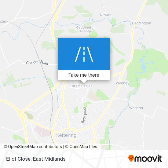 Eliot Close map
