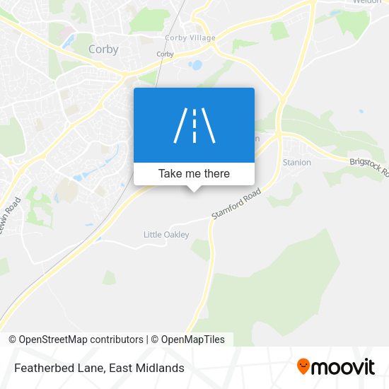 Featherbed Lane map