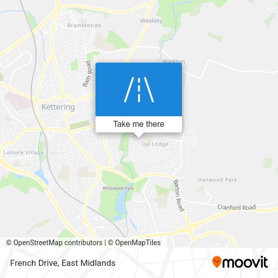 French Drive map