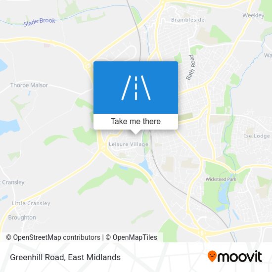 Greenhill Road map