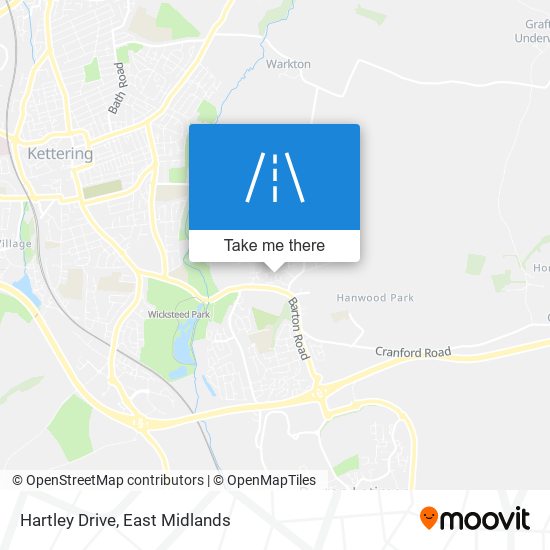 Hartley Drive map