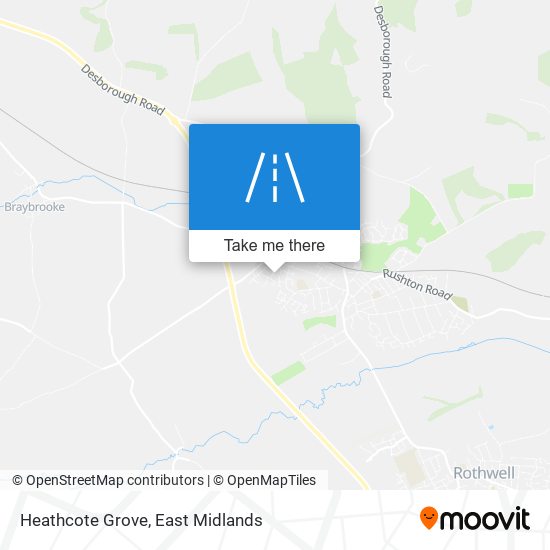 Heathcote Grove map