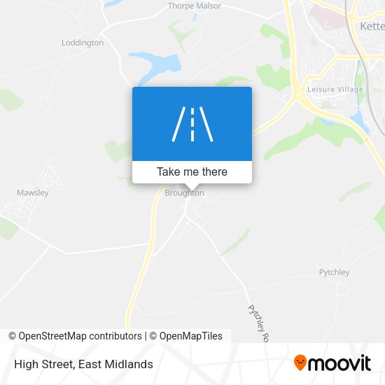 High Street map