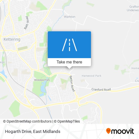 Hogarth Drive map