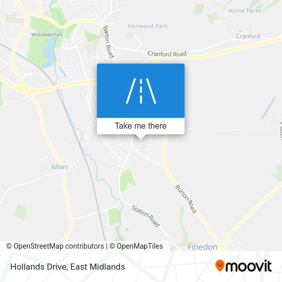 Hollands Drive map