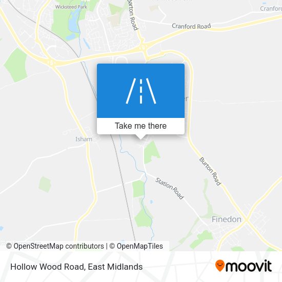 Hollow Wood Road map