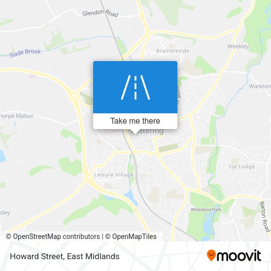 Howard Street map