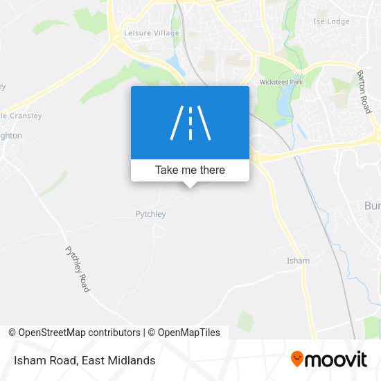 Isham Road map