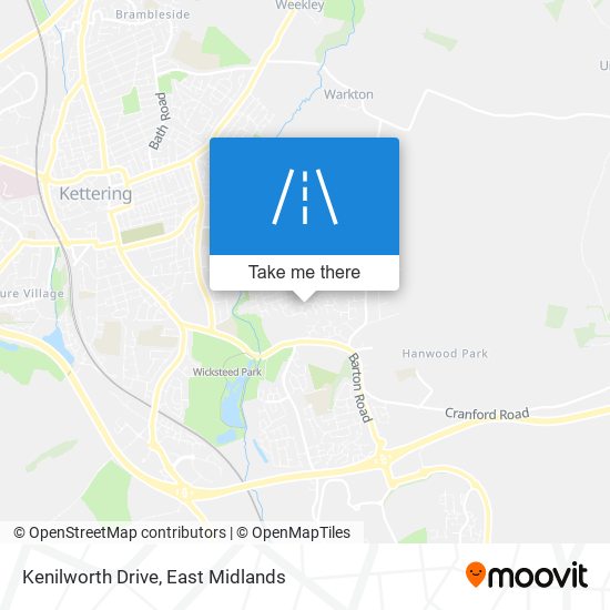 Kenilworth Drive map