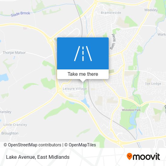 Lake Avenue map
