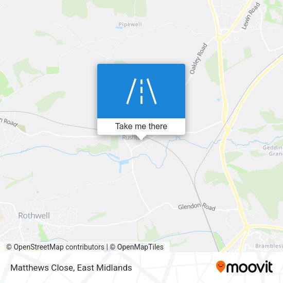 Matthews Close map