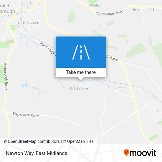 Newton Way map