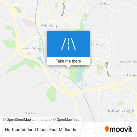 Northumberland Close map