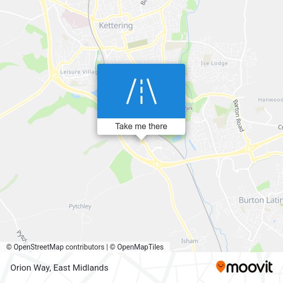 Orion Way map