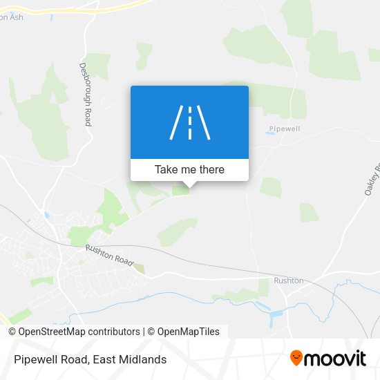 Pipewell Road map