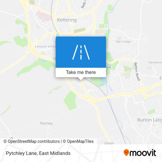 Pytchley Lane map