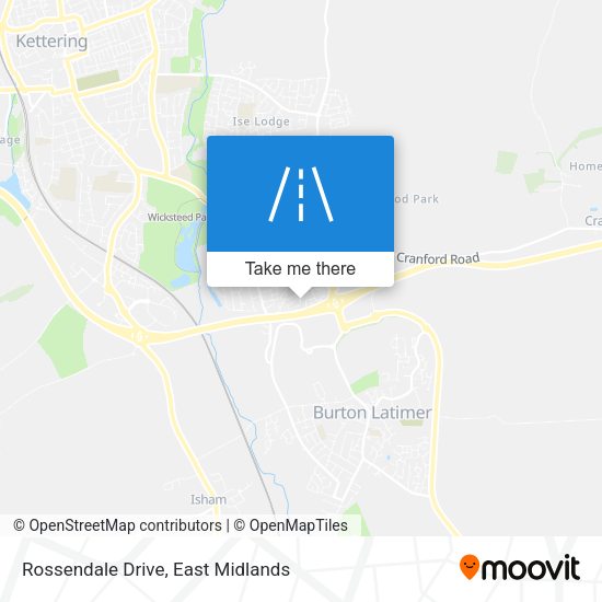 Rossendale Drive map
