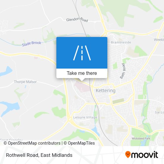 Rothwell Road map