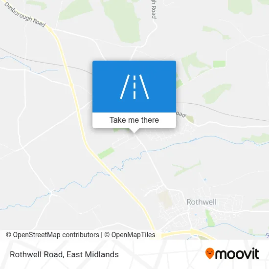 Rothwell Road map