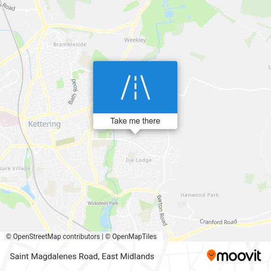 Saint Magdalenes Road map