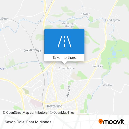 Saxon Dale map