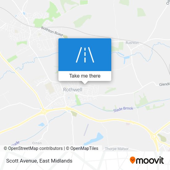 Scott Avenue map