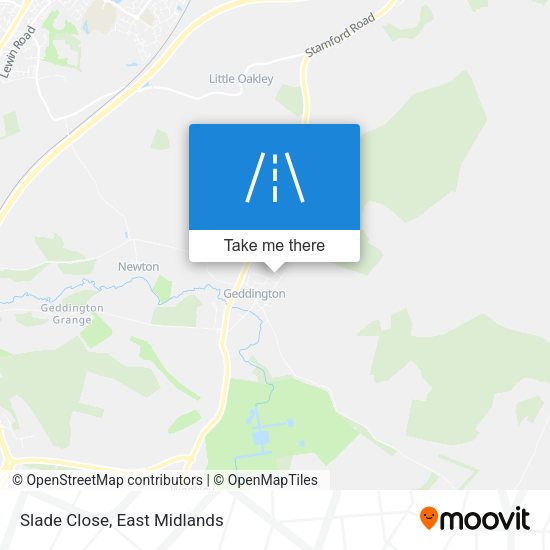 Slade Close map