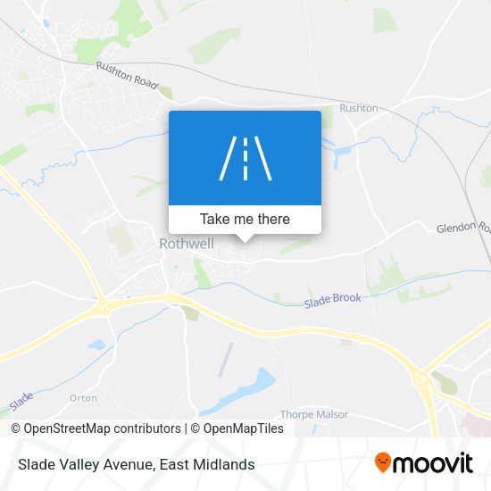 Slade Valley Avenue map