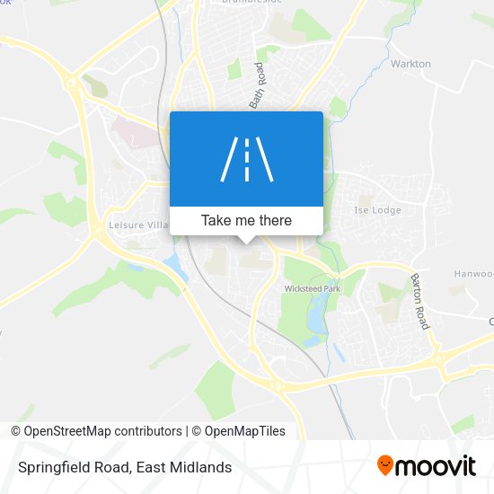 Springfield Road map