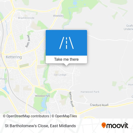 St Bartholomew's Close map