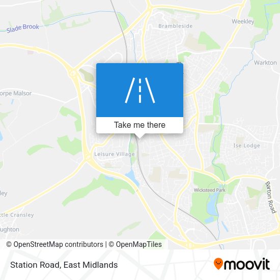 Station Road map
