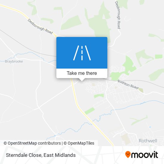 Sterndale Close map