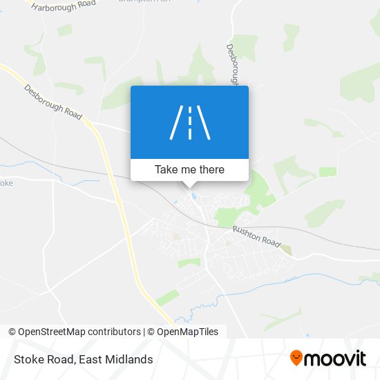 Stoke Road map