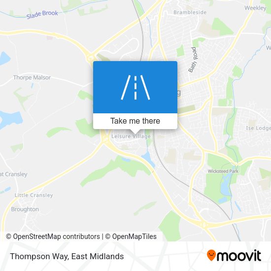 Thompson Way map
